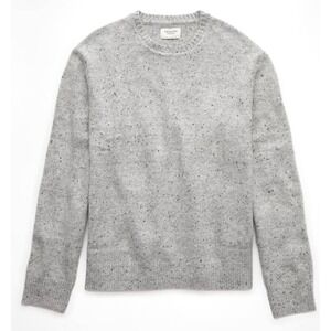 American Eagle Outfitters Men's 2XL Pullover Sweater Crew Neck Wool Gray NWT